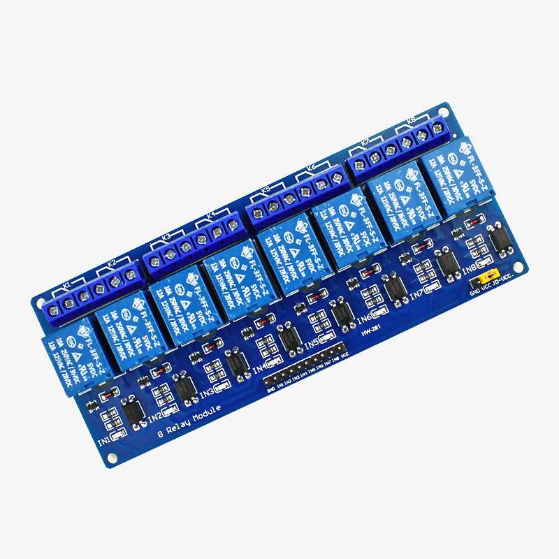 5v 8 Channel Relay Module With Optocoupler For Arduino