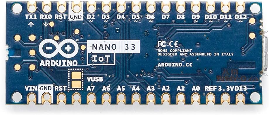 ARDUINO NANO 33 IOT WITH HEADERS MOUNTED