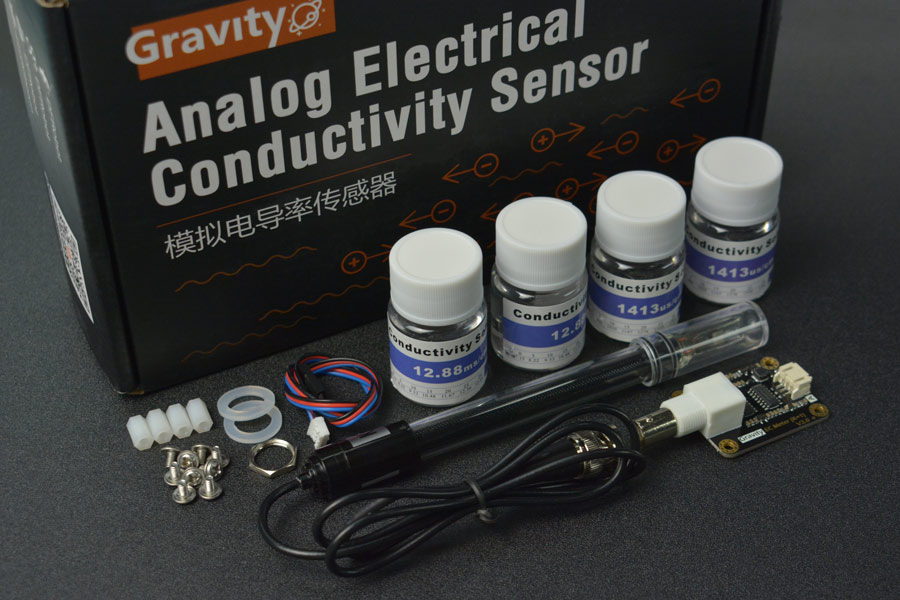 Gravity: Analog Electrical Conductivity Sensor /Meter V2 (K•1)