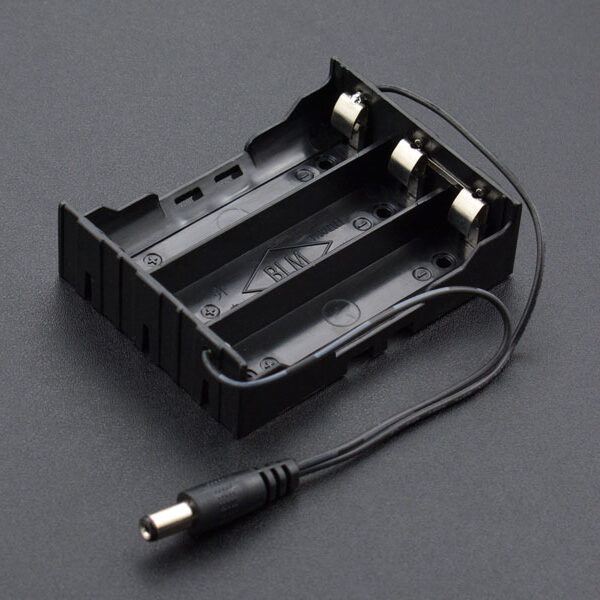 3 x 18650 Battery Holder with DC2.1 Power Jack