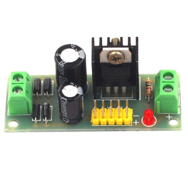 LM7805 Three-Terminal Regulator Module 5V Regulated Power Supply Module