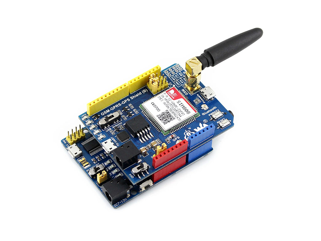 SIM808 GPS/GPRS/GSM Shield For Arduino