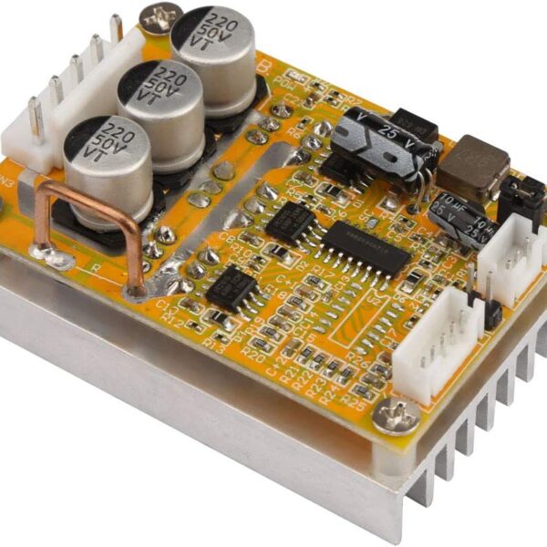 Brushless Electric Motor Controller 5-36V with Heat Sink Over-Current Protection Speed Control Bldc Motor Controller for Small Motor Large Motor