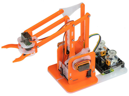 Raspberry Pi Robot Arm Kit (Orange)
