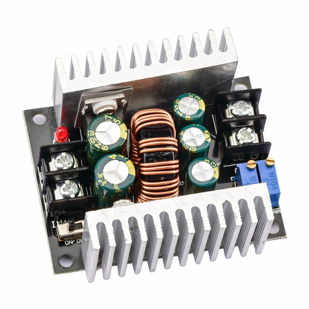 300W 20A DC-DC Buck Converter Step Down Constant Current Module Led Driver Power Step Down Voltage Module Electrolytic Capacitor