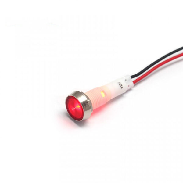 INDICATOR 10MM RED 12V