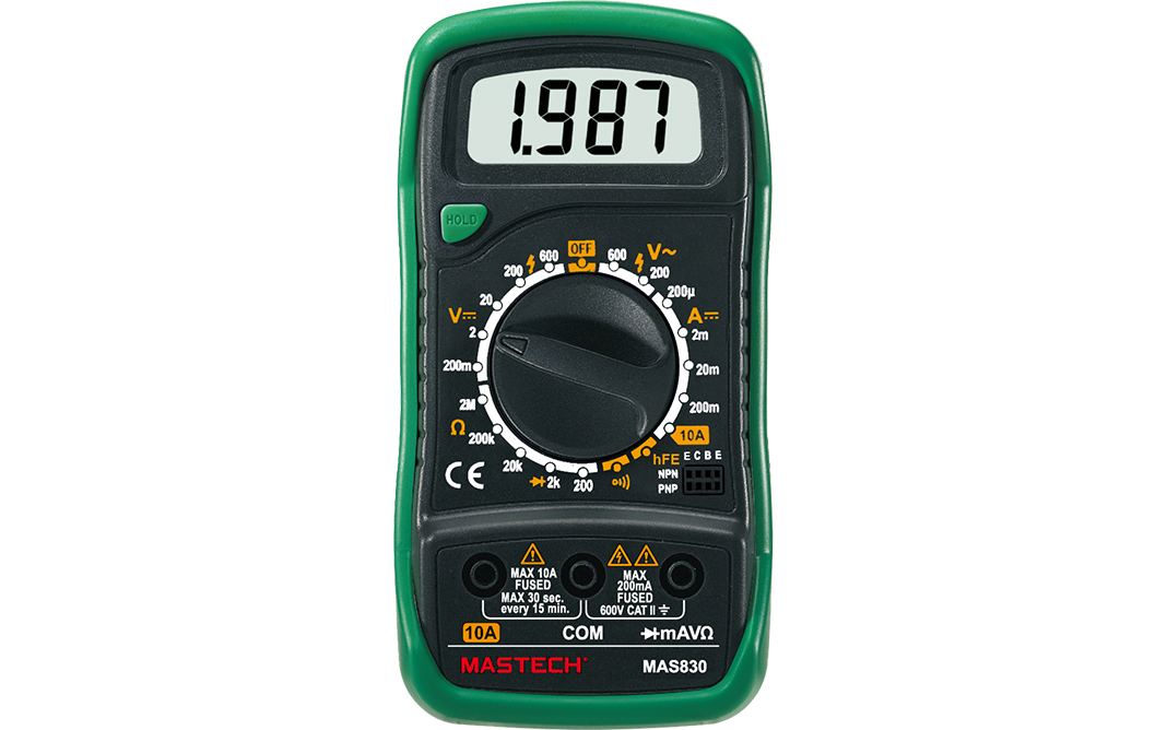 MAS830 - Manual Ranging Digital Multimeter