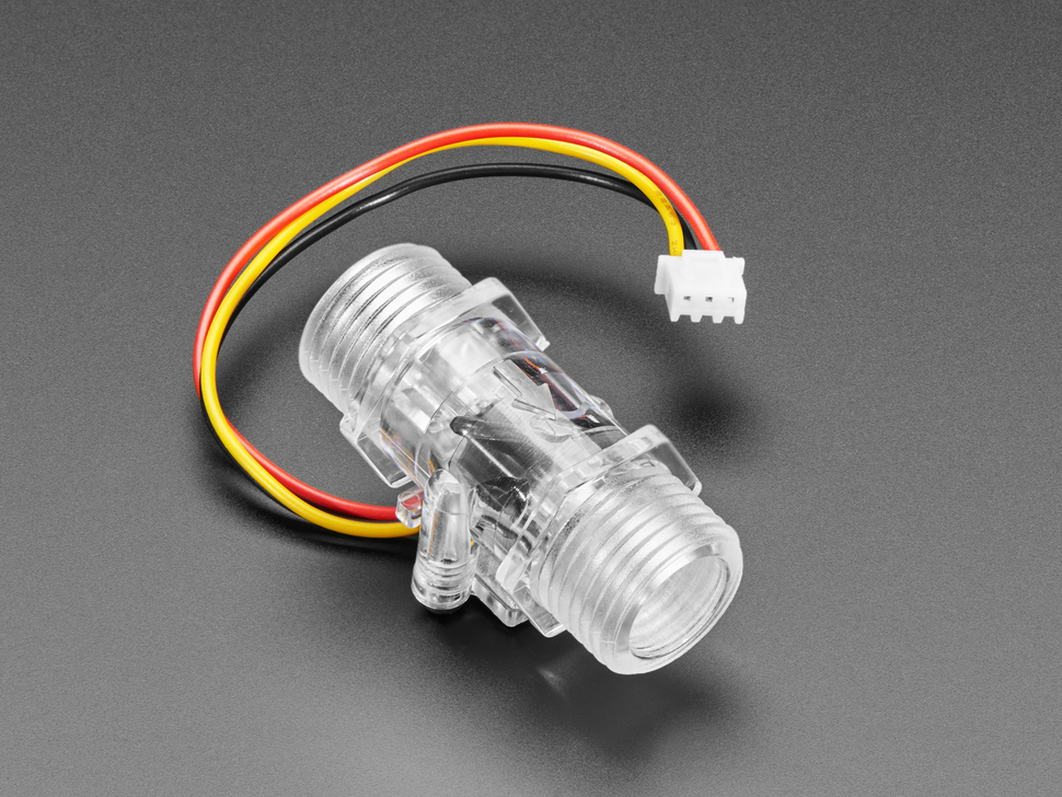 ADA5066 Clear turbine Water Flow Sensor with 3-pin