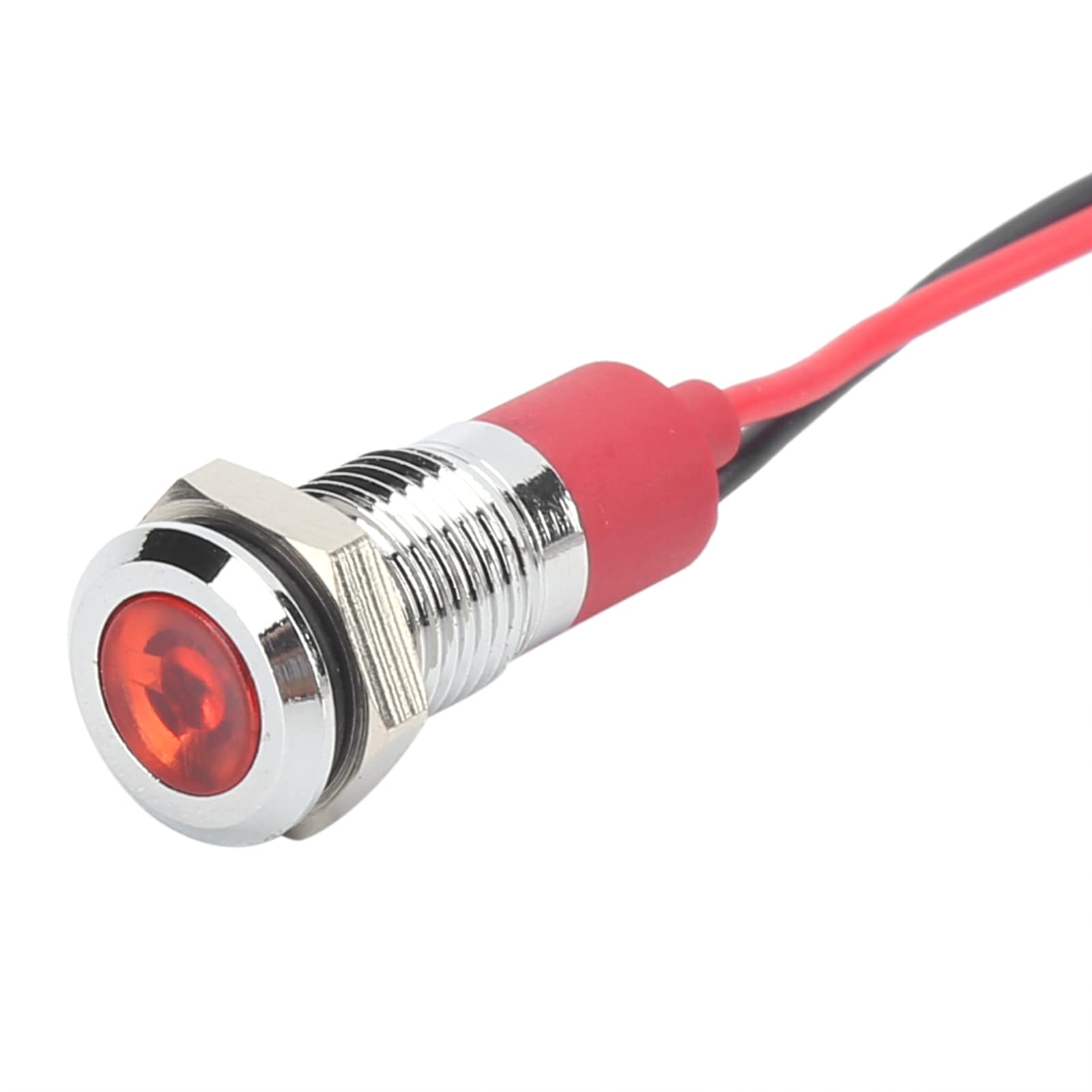 8MM LED INDICATOR LIGHT 220VAC RED