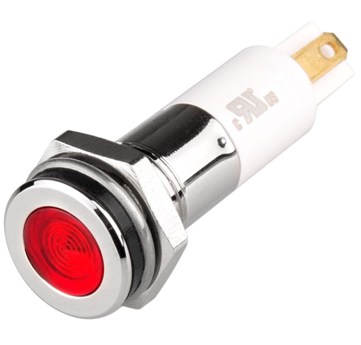 INDICATOR 10MM RED (24V)