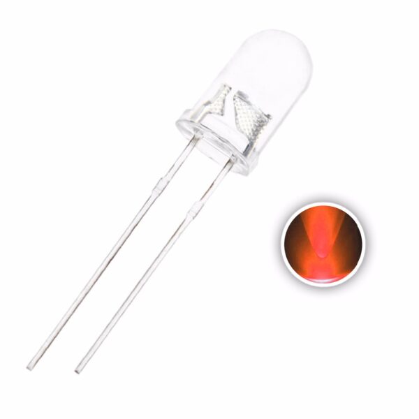 3MM CRYSTAL LED ORANGE