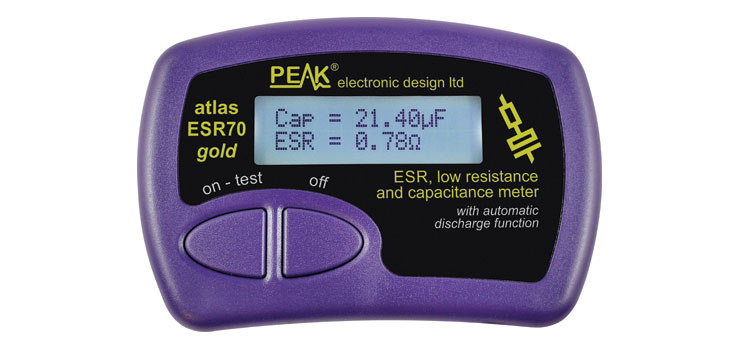 ESR70- Atlas ESR Gold - Equivalent Series Resistance Meter