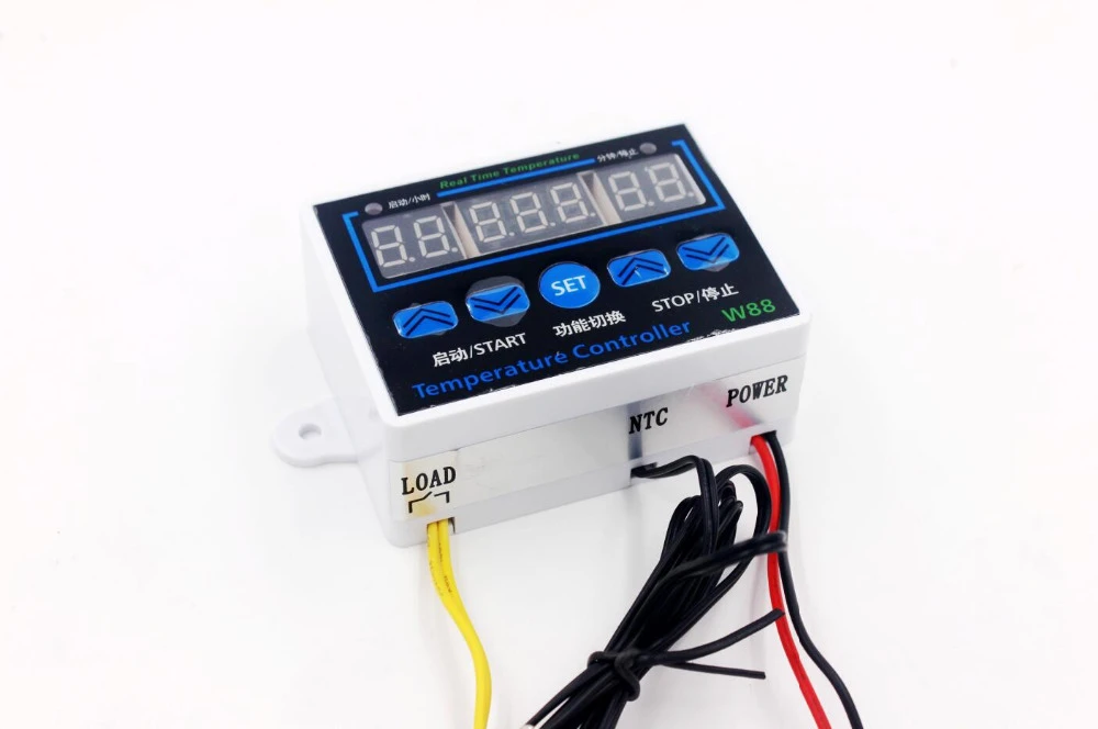 W88 DIGITAL TEMPERATURE CONTROLLER 10A 12V