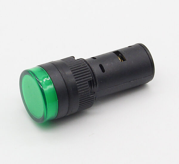 16MM INDICATOR 220V GREEN WITH WIRE