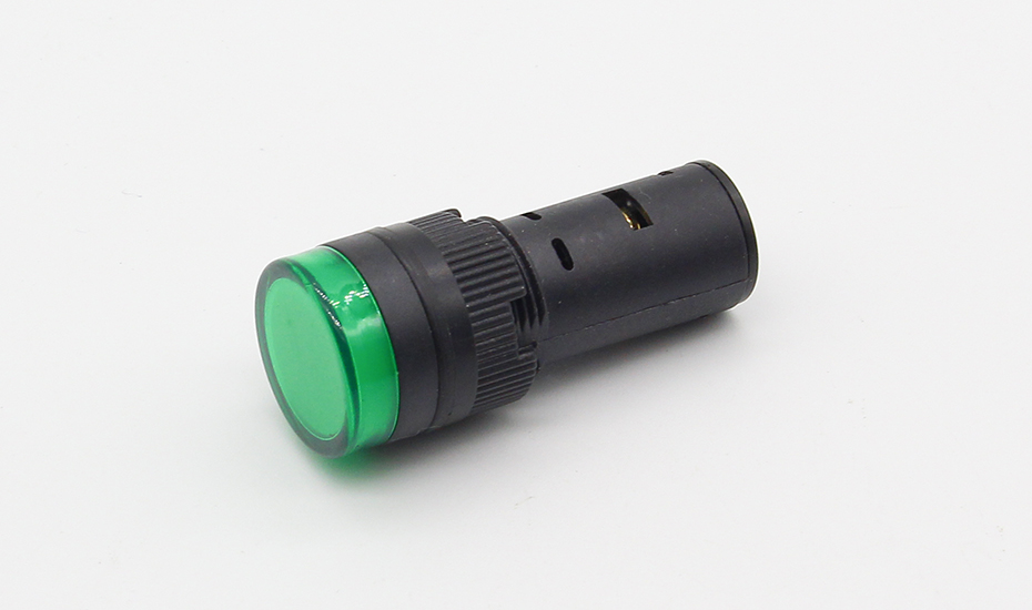 16MM INDICATOR 220V GREEN WITH WIRE