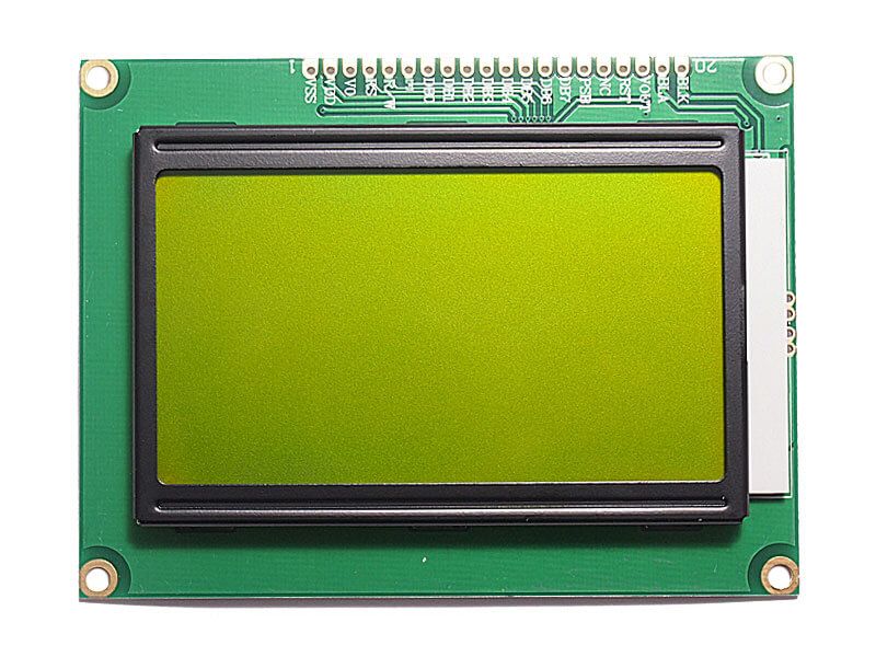 128 x 64 GREEN LCD DISPLAY MODULE 5V