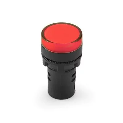 AD16-22D/S 24V Red LED Indicatror, 22mm hole diameter