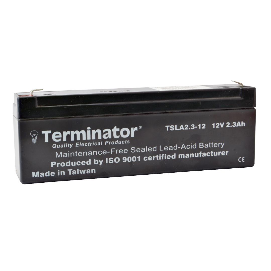 Terminator SLA Battery 12V-2.3Ah ( TAIWAN )