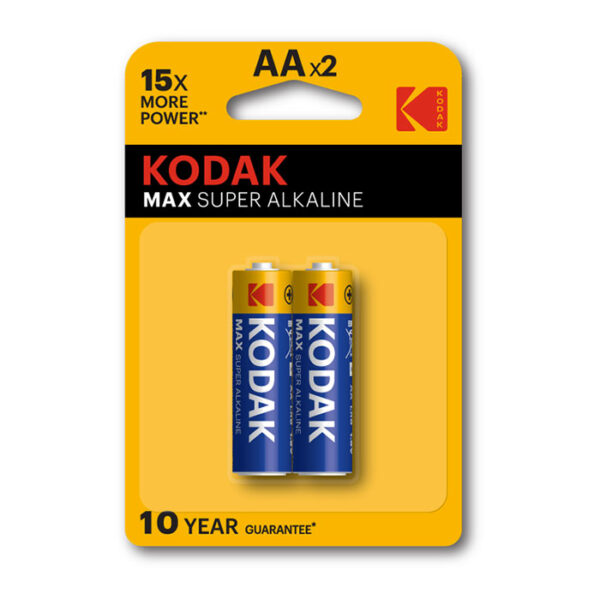 AAx2 1.5V KODAK ALKALINE BATTERY