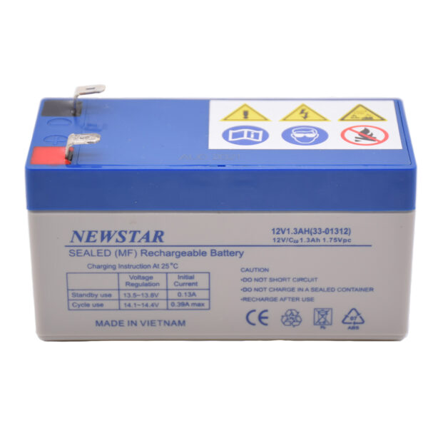 12V 1.3AH AGM VRLA BATTERY 33-01312