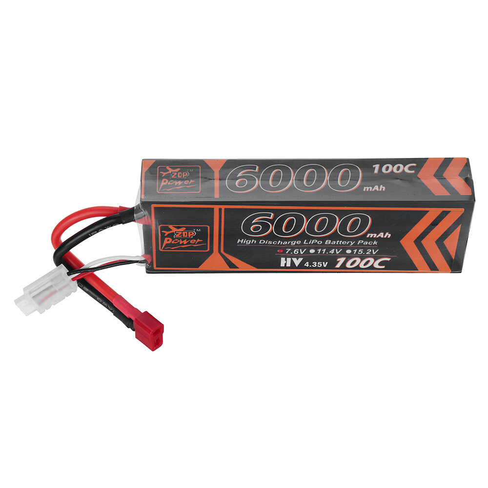 2s 6000mah 100c hardcase zop power