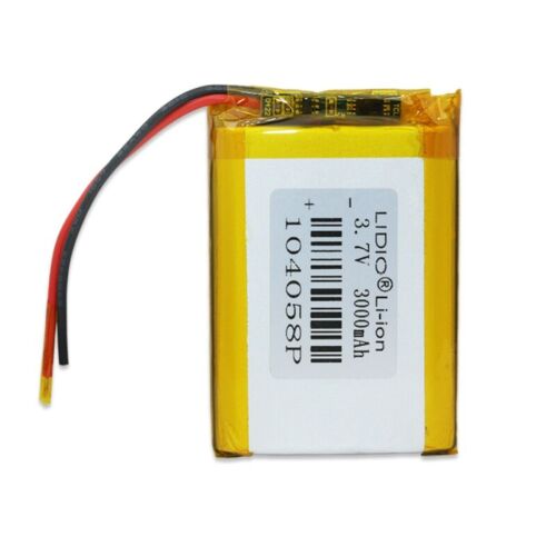 104058LIPO BATTERY 3.7V 3000MAH