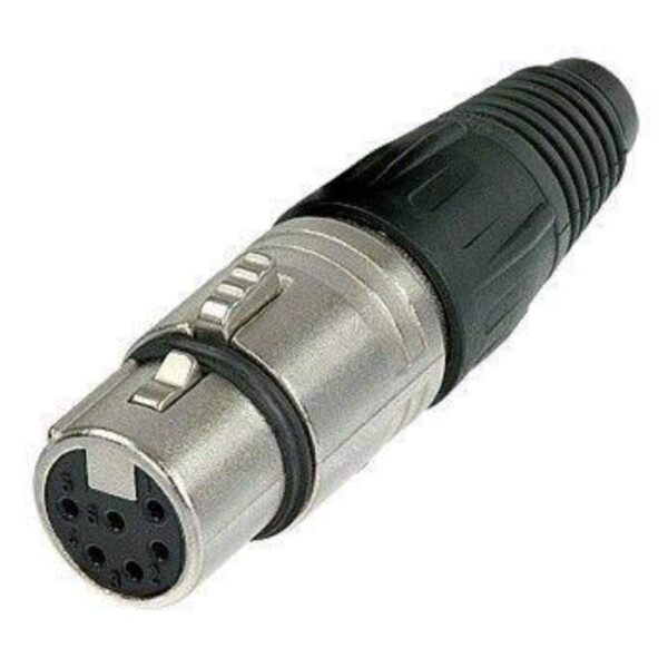 6 PIN FEMALE XLR CONNECTOR