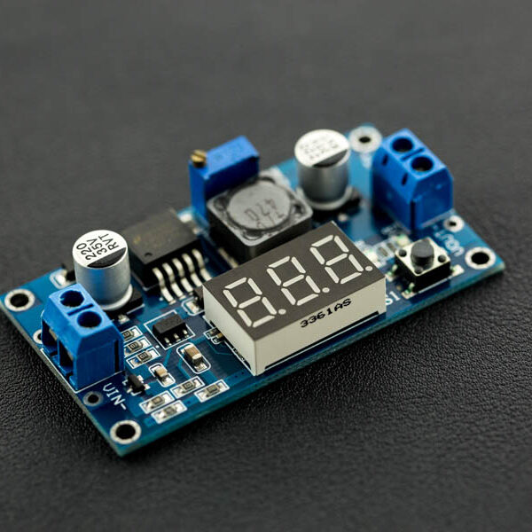 DFR0379 20W Adjustable DC-DC Buck Converter with Digital Display