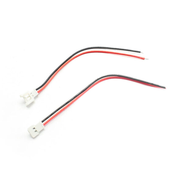 2 PIN JST CONECTOR MALE AND FEMALE WITH CABLE (WHITE)