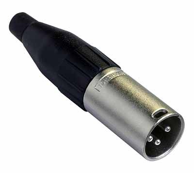 3PIN XLR MALE CONNECTOR