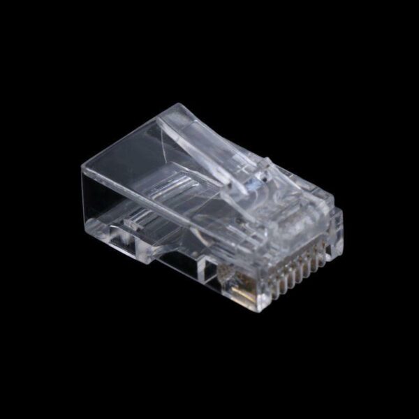 Gold Plated RJ45 Net Network Modular Plug Cat5 CAT5e Connector 8P8C