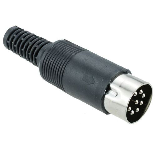 8 PIN XLR MALE PLASTIC CONNECTOR