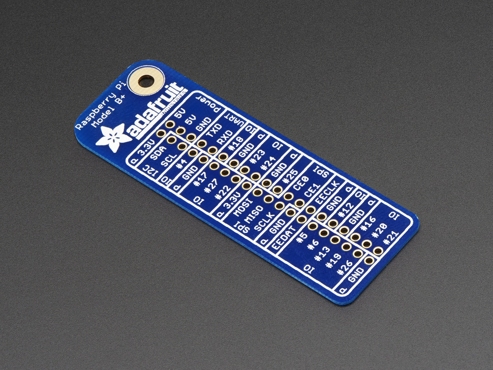 GPIO Reference Card for Raspberry Pi Model B+/Pi 2/Pi 3