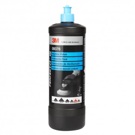 3M 1Ltr 09376 Machine Polish Final, Black