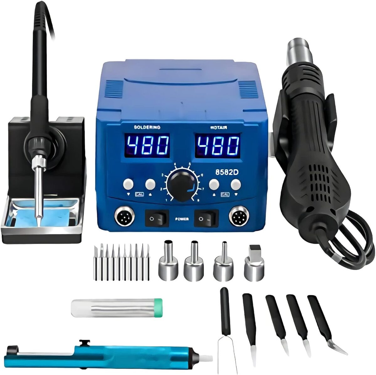 SL-8582D Two-in-One Hot Air Desoldering Station