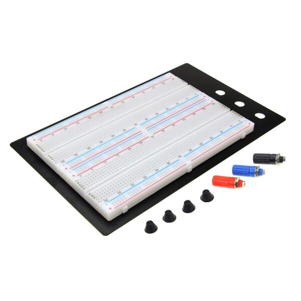 1660 TIE POINT SOLDERLESS BREADBOARD (16.5 X 11.1 X 0.85CM)