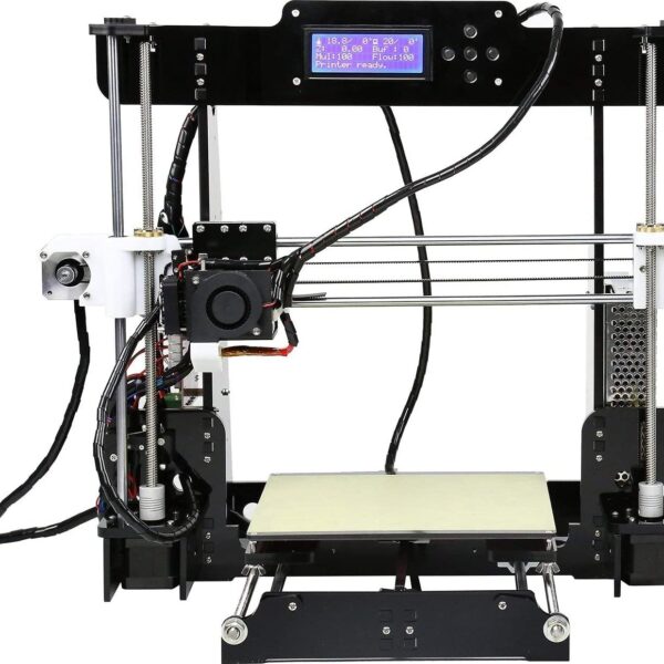 Anet A8 3D Printer, Self-Assembly 0.4mm Nozzle Aluminium Alloy Hotbed LCD Desktop Reprap i3 with Tools