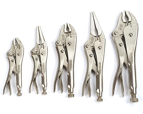 MN-005 5PC MINI LOCKING PLIERS