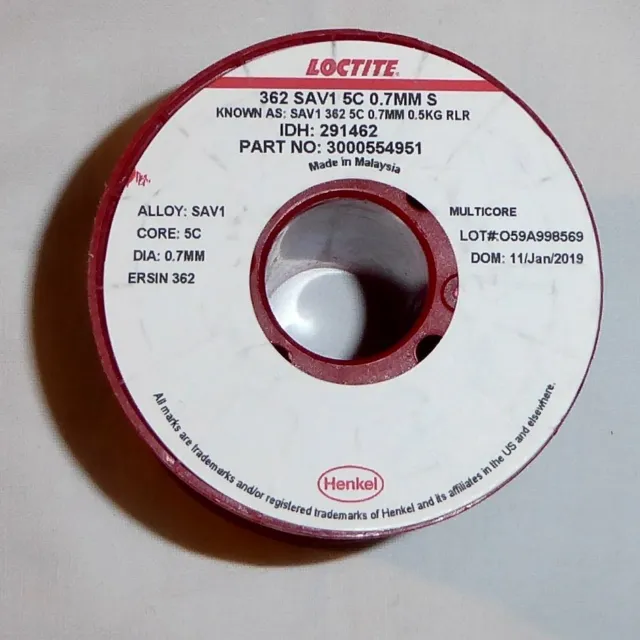 LOCTITE 0.7MM SOLDERING WIRE