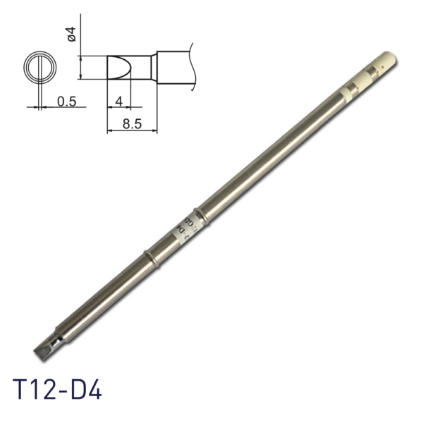 T12-D4 SOLDERING TIP SHAPE 4D