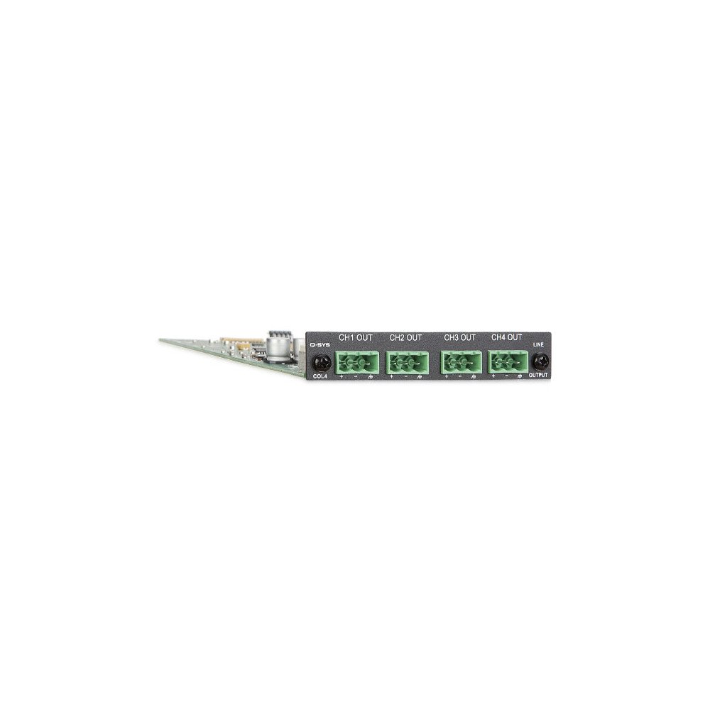 COL4 Four channels of balanced line-level analog output