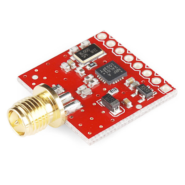 WRL-00705 SparkFun Transceiver Breakout - nRF24L01+ (RP-SMA