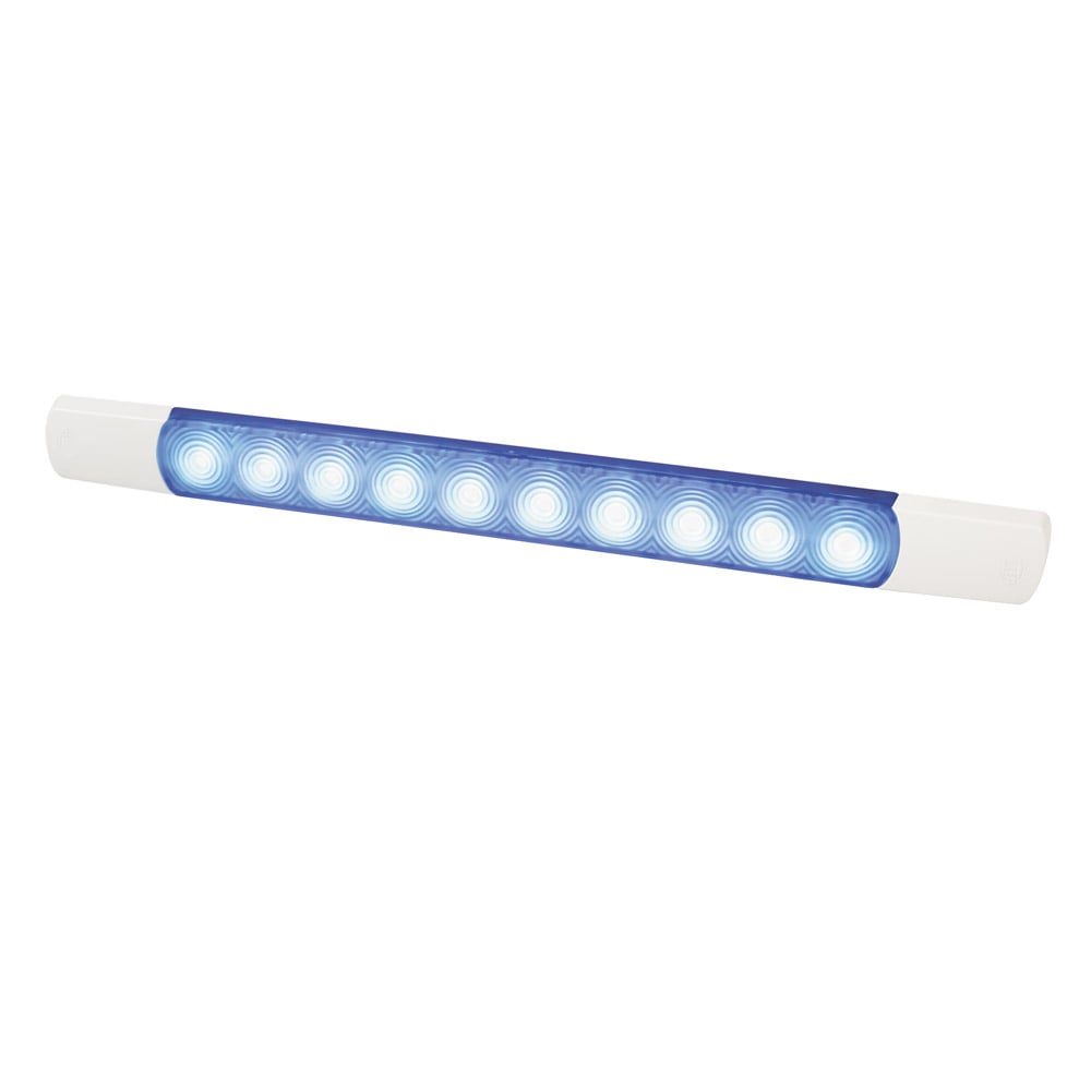 LIGHT FIXTURE,LED:BLUE:12-24V DC,1.5W:SURFACE MOUNTED:HELLA MARINE