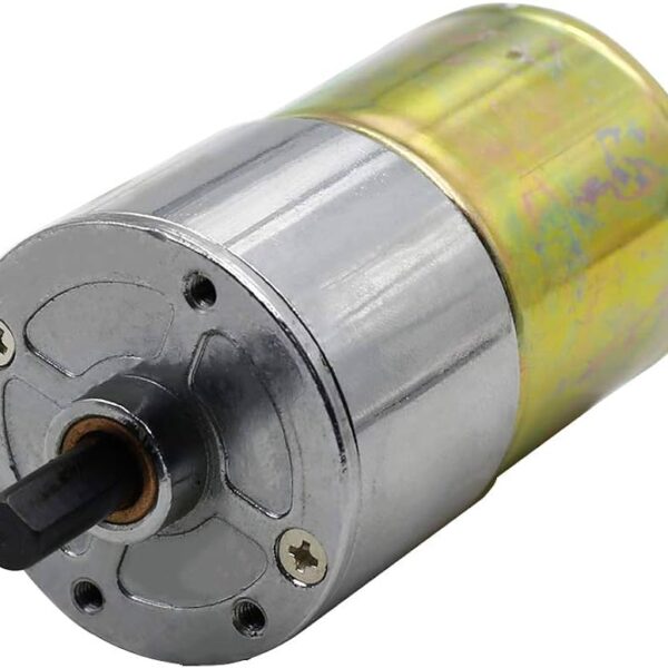 DC 12V 30 RPM Gear Motor High
 Torque Electric Micro Speed Reduction
 Geared Motor Centric Output Shaft
 37mm Diameter Gearbox with 2
 Terminals