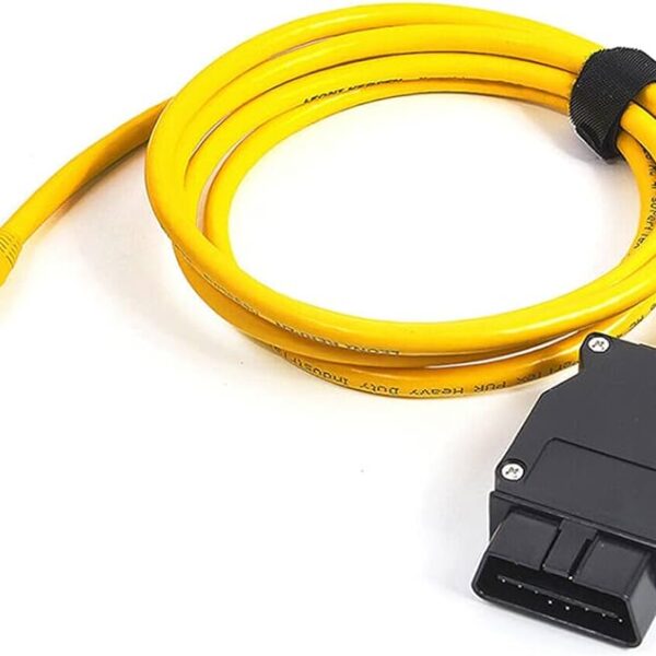 ENET OBD Cable Ethernet RJ45 to OBD2 Connector OBDII Interface F-Series ECU Coding Programming Car Diagnostic Refresh Hidden Data Tool