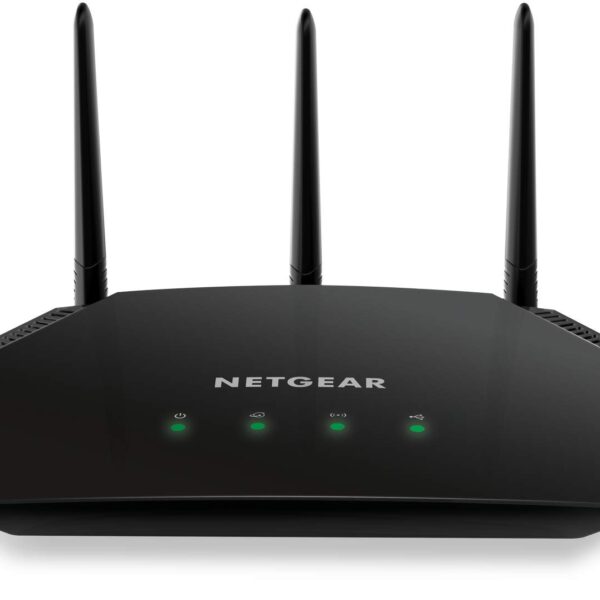 Netgear R6850 AC2000 Dual Band Gigabit Wall Mount Router (Black)