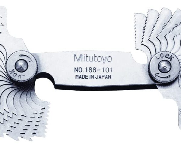 Mitutoyo Whitworth Screw Pitch Gages, 4 - 42 TPI