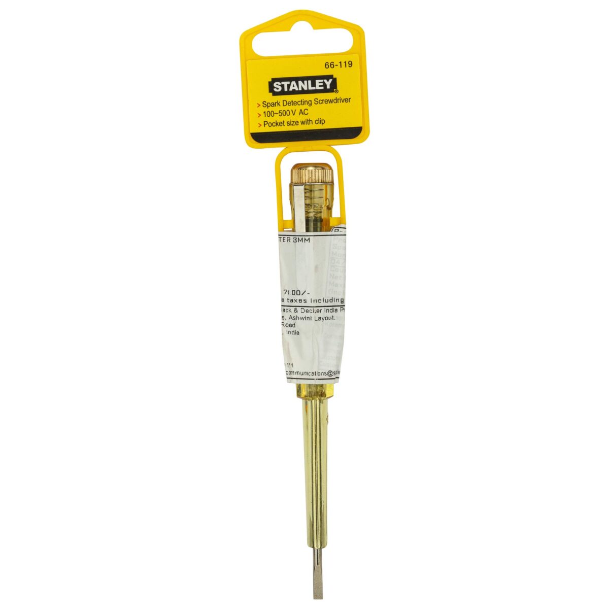 Stanley Spark Detecting Screwdriver 66-119