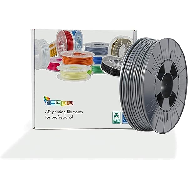 Fil3dpro PLA 1.75mm 3D Printer Filament 750g - Iron Grey