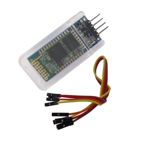 HC-06 WIRELESS BLUETOOTH SERIAL TRANSCEIVER MODULE + 4PIN FEMALE TO FEMALE JUMPER WIRE 20CM